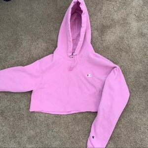 Champion crop hoodie